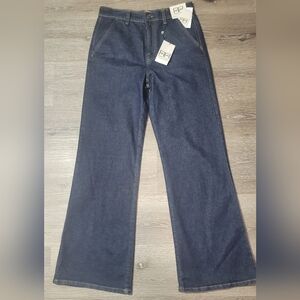 Robert Rodriguez Wide-Leg Dark Blue Trouser Jeans 4 /27 New